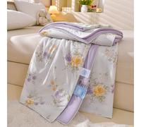 Surwin Colcha Bouti Primavera Verano Cama 150 (Morado,150x200cm)