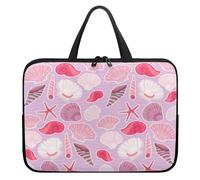 Surwin Funda Portatil 10-17 Pulgadas, Conchas Funda Portatil Impermeable, Funda Protectora Maletin Portatil, Diseño de Impresión 3D (15",Rosa)