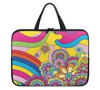 Surwin Funda Portatil 10-17 Pulgadas, Funda Portatil Impermeable, Diseño de Impresión 3D Funda Protectora Maletin Portatil (12",Mandala)