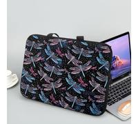 Surwin Funda Portatil 10-17 Pulgadas, Libélula Funda Portatil Impermeable, Funda se Adapta Funda Protectora Maletin Portatil Impresión 3D Diseño Simple (13",Cielo Estrellado)