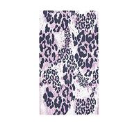 Surwin Grande Toalla de Playa de Microfibra Toalla Impresión de Leopardo Secado Rápido Natación Toalla de Arena Antiadherente para Playa, Piscina, Verano (Morado Claro,80x160cm)