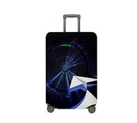 Surwin Impresión de 3D Cubierta de Equipaje Protectora Elástico Anti-Polvo Lavable Funda de Maleta Luggage Cover con Cremallera Viaje Cubierta de la Caja (avión de Origami 7,XL (30-32 Pulgadas))