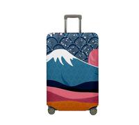 Surwin Impresión de 3D Cubierta de Equipaje Protectora Elástico Anti-Polvo Lavable Funda de Maleta Luggage Cover con Cremallera Viaje Cubierta de la Caja (Serie de montaña 7,S (18-20 Pulgadas))