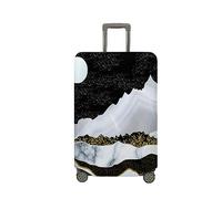 Surwin Impresión de 3D Cubierta de Equipaje Protectora Elástico Anti-Polvo Lavable Funda de Maleta Luggage Cover con Cremallera Viaje Cubierta de la Caja (Serie de montaña 3,L (26-28 Pulgadas))