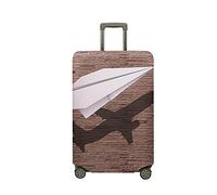Surwin Impresión de 3D Cubierta de Equipaje Protectora Elástico Anti-Polvo Lavable Funda de Maleta Luggage Cover con Cremallera Viaje Cubierta de la Caja (avión de Origami 4,XL (30-32 Pulgadas))