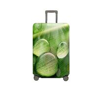 Surwin Impresión de Gotas de Lluvia 3D Cubierta de Equipaje Protectora Elástico Anti-Polvo Lavable Funda de Maleta Luggage Cover con Cremallera Viaje Cubierta de la Caja (7,M (22-24 Pulgadas))