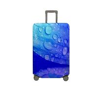 Surwin Impresión de Gotas de Lluvia 3D Cubierta de Equipaje Protectora Elástico Anti-Polvo Lavable Funda de Maleta Luggage Cover con Cremallera Viaje Cubierta de la Caja (5,M (22-24 Pulgadas))