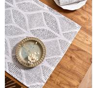 Surwin Juego de 2/6/12/24 Servilletas de Mesa 40-60cm de Lino y Algodón, Plantas Geométricas Reutilizables y Lavables, Cuadradas, Suaves, para Cocina, Hogar, Fiesta y Bodas (Gris,Juego de 2)