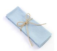 Surwin Juego de 2/6/12/24 Servilletas de Mesa 40x40cm de Lino y Algodón, Clásico y Elegante, Reutilizables y Lavables, Cuadradas, Suaves, para Cocina Hogar Fiesta (Azul,Juego de 12)