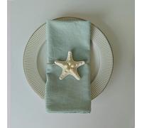 Surwin Juego de 2/6/12/24 Servilletas de Mesa 40x40cm de Lino y Algodón, Estilo Minimalista, Reutilizables y Lavables, Cuadradas, Suaves, para Cocina, Hogar, Fiesta (Verde,Juego de 6)