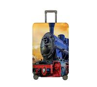 Surwin Modello di Treno 3D Elastica Proteggi Valigia Suitcase Luggage Cover Lavabile Coperchio di Protezione Antipolvere Copertura Viaggio Proteggi Bagagli Coprire (Azul Rojo,L (26-28 Pulgadas))