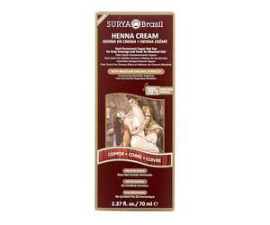 Surya Brasil - Henna Cream Hair Coloring con extractos de plantas de cobre - 2.37 oz.