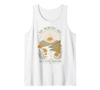Sus misericordias Nuevas Cada mañana Christian Faith Sunrise Camiseta sin Mangas