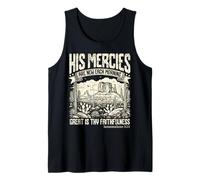 Sus misericordias Son Nuevas Cada mañana Lamentaciones 3 23 Versículo Camiseta sin Mangas