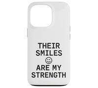 Sus Sonrisas Son mi Fuerza. Cita de Amor Familiar. Carcasa para iPhone 13 Pro