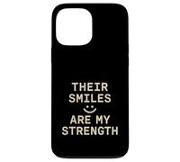 Sus Sonrisas Son mi Fuerza. Cita de Amor Familiar. Carcasa para iPhone 13 Pro MAX