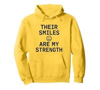 Sus Sonrisas Son mi Fuerza. Cita de Amor Familiar. Sudadera con Capucha