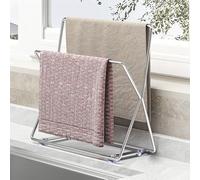 SUS304 - Barra de Acero Inoxidable para paños de Cocina, Soporte para paños de Cocina, Soporte Sueco, Colgador de Trapo de Platos, Soporte para Toallas de Cocina para Todo Tipo de fregaderos y