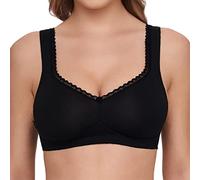 Susa 7758 - Sujetador sin aros para mujer, Negro (schwarz 004), 90D EU