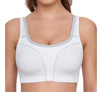 Susa 7897 - Sujetador deportivo para mujer, Blanco (Blanco-Gris 238), 85A
