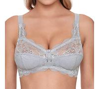 Susa Bh Ohne Bügel Aus Elastischer Spitze 7814 Latina, Sujetador para Mujer, Weiß, Grau (grau 024), 100B