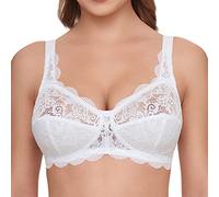Susa Damen BH ohne Bügel aus elastischer Spitze Latina Sujetador sin Aros, Blanco (Weiß 003), 90C para Mujer