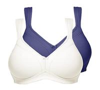 Susa Paquete Doble Sujetador, Azul Marino/champán, 115D Mujeres