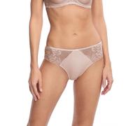 Susa Slip Mujer Latina I Ropa Interior para Mujer con Bikini Forma de Corte I PA Ropa Interior Mujer Extra Elástica y Cómodo I Encaje Slips I Arena I GR 38