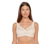 Susa Sujetador para Mujer sin Aros Latina, Sujetador para Mujer con Copas Cosidas y Tirantes Ajustables de Longitud, sujeción Ideal, Cierre de Gancho, Beige (Skin 288), 105B