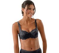 Susa Sujetador tirolés, Semitranslúcida, Negro, 110A para Mujer