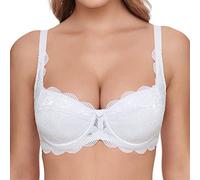 Susa Wiesn-Zauber Dirndl-BH 8033 Balconette Sujetador, Semitransparente Pulgadas, Blanco (weiß 003), 95B para Mujer