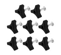 susaa 8 Juegos de Pernos de de Cortacésped, Tuerca de Perilla de Triangular, Perno de Tornillo, Tuerca de Mariposa de de Cortacésped, Tuerca de Fijación Universal