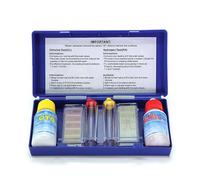 susaa Kits de Prueba de Agua para Piscinas y Spas, Kits de Prueba de Química del Agua de PH y Libre, Caja de Prueba de Agua A Base de Ácido