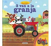 Susaeta - 3 van a la granja (Panda, zorro y burro)