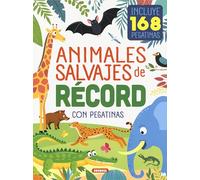 Susaeta - Animales salvajes de récord con pegatinas (Pegatinas de récord)