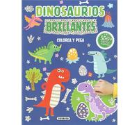 Susaeta - Dinosaurios brillantes (Pegatinas plateadas)