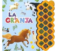 Susaeta - La granja: libro infantil de actividades busca y encuentra 2 años, cuento infantil con sonido. (Aprendo sonidos)