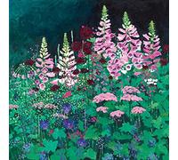 Susan Entwistle Art The Cottage Garden-Tarjetas de felicitación, 15 x 15 cm, Papel, 15 x 15 x 1 cm, 6