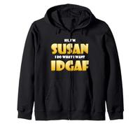 Susan Joke Idgaf Meme Cute Halloween Costume For Susans Sudadera con Capucha