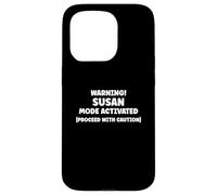 Susan Personalized Women's Gift Custom Susan Carcasa para iPhone 15 Pro