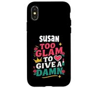 Susan Personalized Women's Gift Custom Susan Carcasa para iPhone X/XS