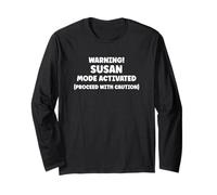Susan Personalized Women's Gift Custom Susan Manga Larga
