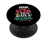 Susan Personalized Women's Gift Custom Susan PopSockets PopGrip Adhesivo
