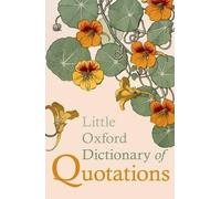 Susan Ratcliffe Little Oxford Dictionary of Quotat (Tapa dura) (Importación USA)