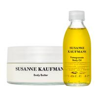 Susanne Kaufmann Set de cuidado corporal nutritivo (manteca corporal 200 ml + aceite corporal 100 ml)