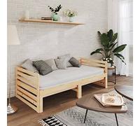 Susany Sofá Cama Extraíble Estructura de Sofá Cama Matrimonio Sofá de Salón Moderno Sofá Diván Madera Maciza de Pino 2X(90x200) cm