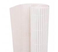 Susany Valla de jardín de Doble Cara Estera de PVC Valla Pantalla Protección Visual Privacidad para Jardín Balcón Terraza Cañizo PVC Doble Blanca 110x300 cm