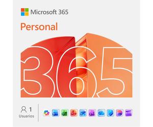 Suscripcin a Microsoft 365 Personal | 1 usuario | 1 TB de almacenamiento | 1 ao