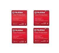 Suscripción a Antivirus McAfee Total Protection 2025: 10 dispositivos / 1 año