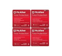 Suscripción a Antivirus McAfee Total Protection 2025: 10 dispositivos / 1 año